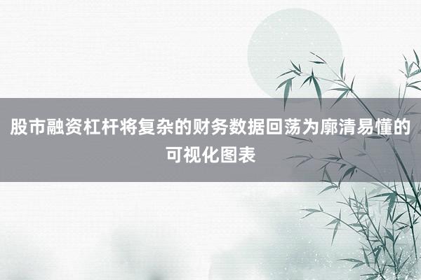 股市融资杠杆将复杂的财务数据回荡为廓清易懂的可视化图表